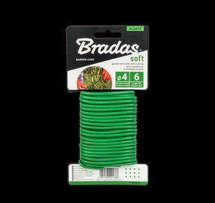 Дріт для підв'язки Bradas Soft 4мм х 6м в обмотці з м'якого ПВХ (Польща) TYDS4X6 фото