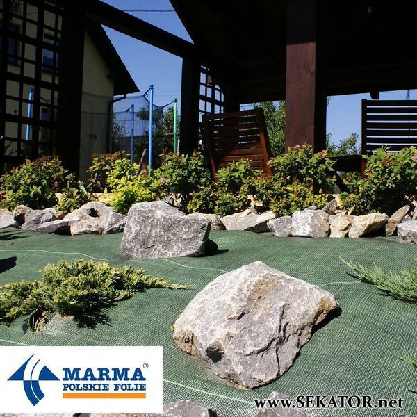 Агротканина зелено-чорна Marma 1,1*100 м (Польща) АРТ0412 фото