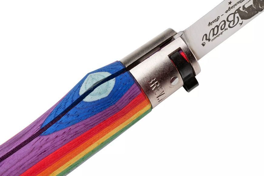 Кишеньковий ніж Old Bear / Олд Бер 9307/21_MAK - Rainbow, з веселковим руків'ям (Італія) 9307/21_MAK фото