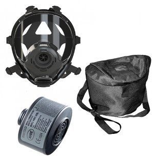 Комплект для захисту від бор: маска+фільтр+сумка BLS SR 5150 NBC-3/SL M BAG (Італія) SR 5150 NBC-3/SL M BAG-1 фото