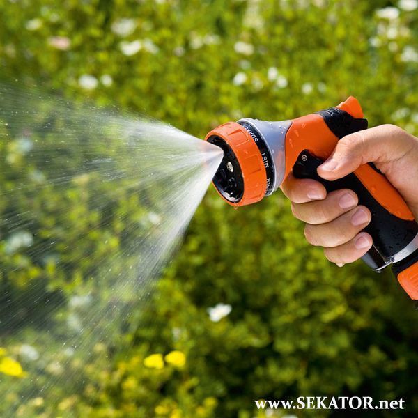 Пістолет-розпилювач для поливу, 7 типів струменю Stocker / Штокер 26214 (Італія) 26214 фото