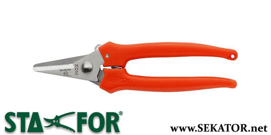 Секатор-ножиці STAFOR / Стафор 893 INOX (Італія) StaFor 893 фото