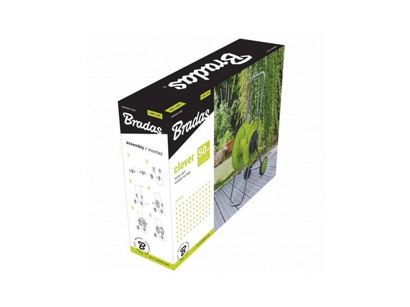 Котушка Bradas LE-9104 "CLOVER" LIME EDITION для шланга 1/2'' 50 м (Польща) LE-9104 фото