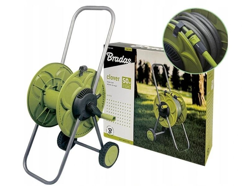 Котушка Bradas LE-9104 "CLOVER" LIME EDITION для шланга 1/2'' 50 м (Польща) LE-9104 фото