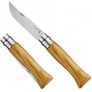 Складний ніж Opinel №9 Lux Oak, дубове руків'я, нержавіюча сталь (Франція) 002424 фото